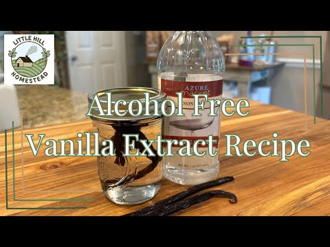 Alcohol free vanilla extract or any flavor extract base
