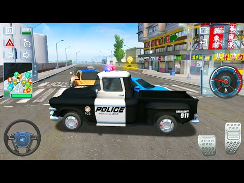 Police Pickup Driving Simulator 2022 #6 - Cars Pursuit and Limo Escort - Android Gameplay