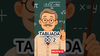 ✅ Tabuada do 2 #matematica #matemática #matematika #quiz #quiztime