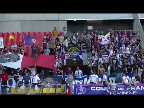 Ultras du PSG - Finale de coupe de France féminine, 7 juin 2014.