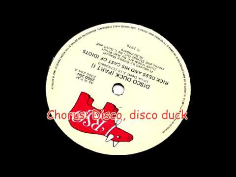 Rick Dees & His Cast of Idiots   Disco Duck  1976 Lyrics