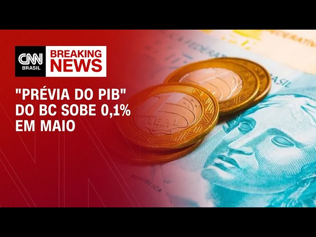 "Prévia do PIB" do BC sobe 0,1% em maio | ABERTURA DE MERCADO