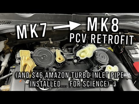 MK7 to MK8 PCV Install How-To, and Amazon/Epman Turbo Inlet Pipe initial review