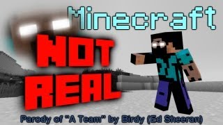 &#39;&#39;Not Real&#39;&#39; A Minecraft Parody of &#39;&#39;A Team&#39;&#39; by Birdy (Ed Sheeran)
