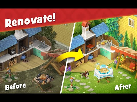 Gardenscapes Android Mobile Game, Level 50 - 52 | #4SG