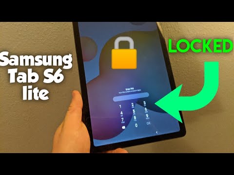 Samsung Tab S6 lite Reset forgot password, screen lock bypass, pin, pattern....hard reset