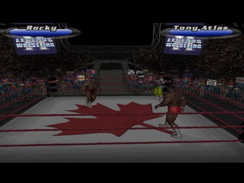 Rocky Johnson vs Tony Atlas | Single - LEGENDS OF WRESTLING II PS2