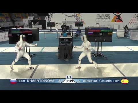 Cairo Worlds 2021 JWE - L8 - Khaertdinova RUS v Arribas ESP