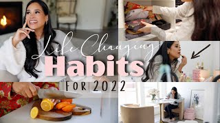 Life Changing Habits  For 2022 - Putting Myself First - MissLizHeart