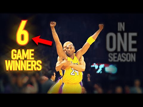 Revisiting All 6 Game Winners Kobe Bryant Hit In Just The 2009-10 Season ALONE