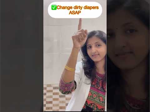 How to treat diaper rash in babies❓👶🏻Dr.Santhiya Niranjan, Dermatologist