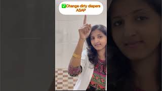 How to treat diaper rash in babies❓👶🏻Dr.Santhiya Niranjan, Dermatologist
