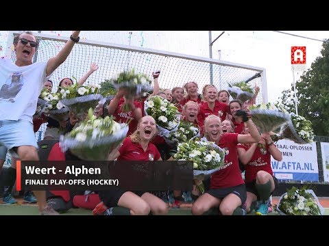 Samenvatting Weert - Alphen (promotiewedstrijd hockey)