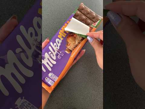 Milka Max Hazelnut Chocolate #satisfying #chocolate #shorts