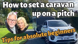 How to set a caravan up on a pitch