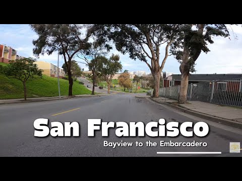 San Francisco's Transformed Industrial Waterfront: Bayview to Embarcadero 4K Drive | Stunning Drives