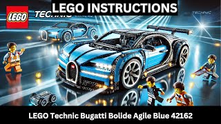 LEGO INSTRUCTIONS: Build the BREATHTAKING Bugatti Blue Bolide 42162 – Speed Meets Precision!