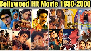 1980-2000 Bollywood Hit Hindi Movies List  Bollywo