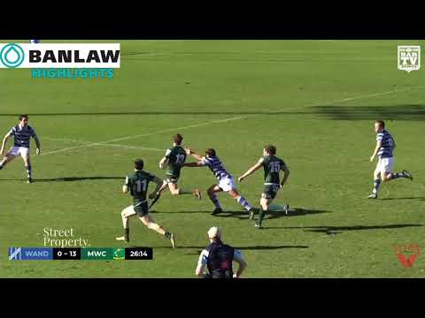 2019 NHRU - Premier 2 Round 13 Highlights - Wanderers v Merewether Carlton