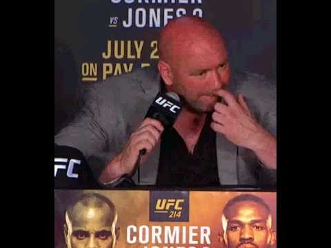 CORMIER VS JONES 2 - Post-fight Press Conference Dana White and Jon Jones UFC 214