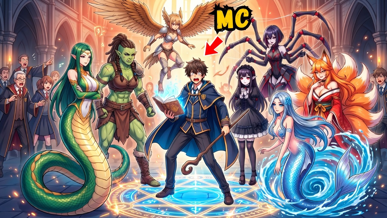 I accidentally summoned seven powerful A+ class monster girls at once.