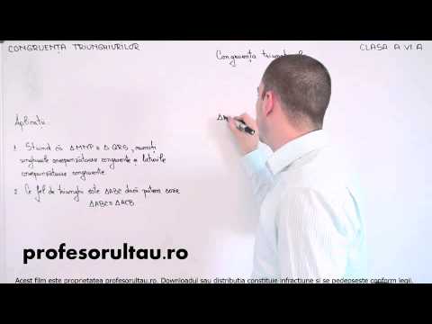 28   cls6   Congruenta triunghiurilor   exercitii