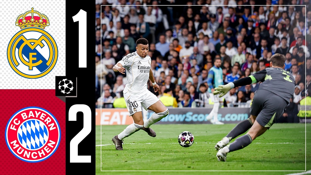 Real Madrid CF 1 - 2 FC Bayern München highlights