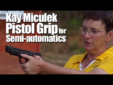 Beginner Target Shooting Tip #4: How to Properly Grip a Pistol - Kay Miculek - Babes with Bullets