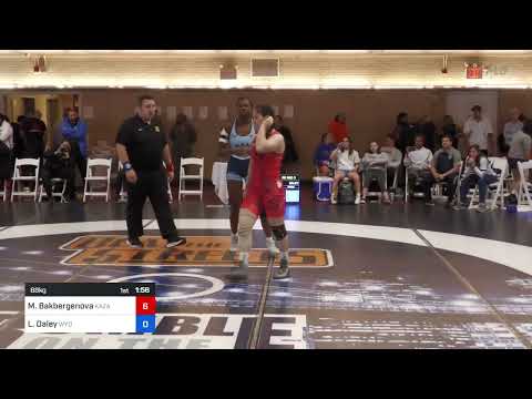 68 Kg Rr Rnd 3 - Madina Bakbergenova, Kazakhstan Vs Love Daley, Wyoming Seminary Wrestling Club 0c