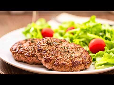 HAMBURGUESAS de Carne Molida ¡Súper JUGOSAS!😋