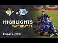 Highlights Real Betis vs Deportivo Alavés (1-2)