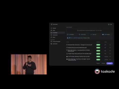Taskade AI CEO John Xie speaks at HubSpot/AWS Startup Summit ...