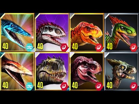 ALL GEN 2 & ALL GEN 1 - Jurassic World The Game