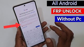 How To Bypass Frp Lock On Any Android Phone 2023-No Need Pc