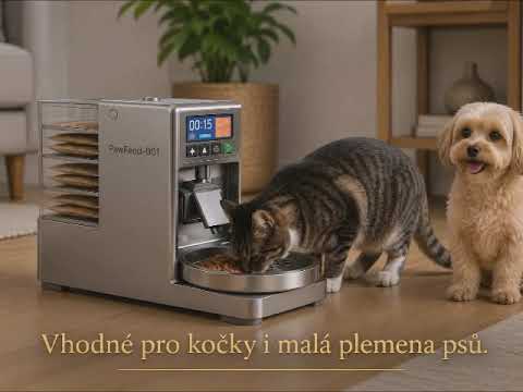 Podpořte vývoj chytrého kapsičkomatu PawFeed-001