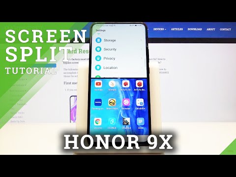 How to Enter Split Screen in Honor 9X - Run Apps Simultaneously