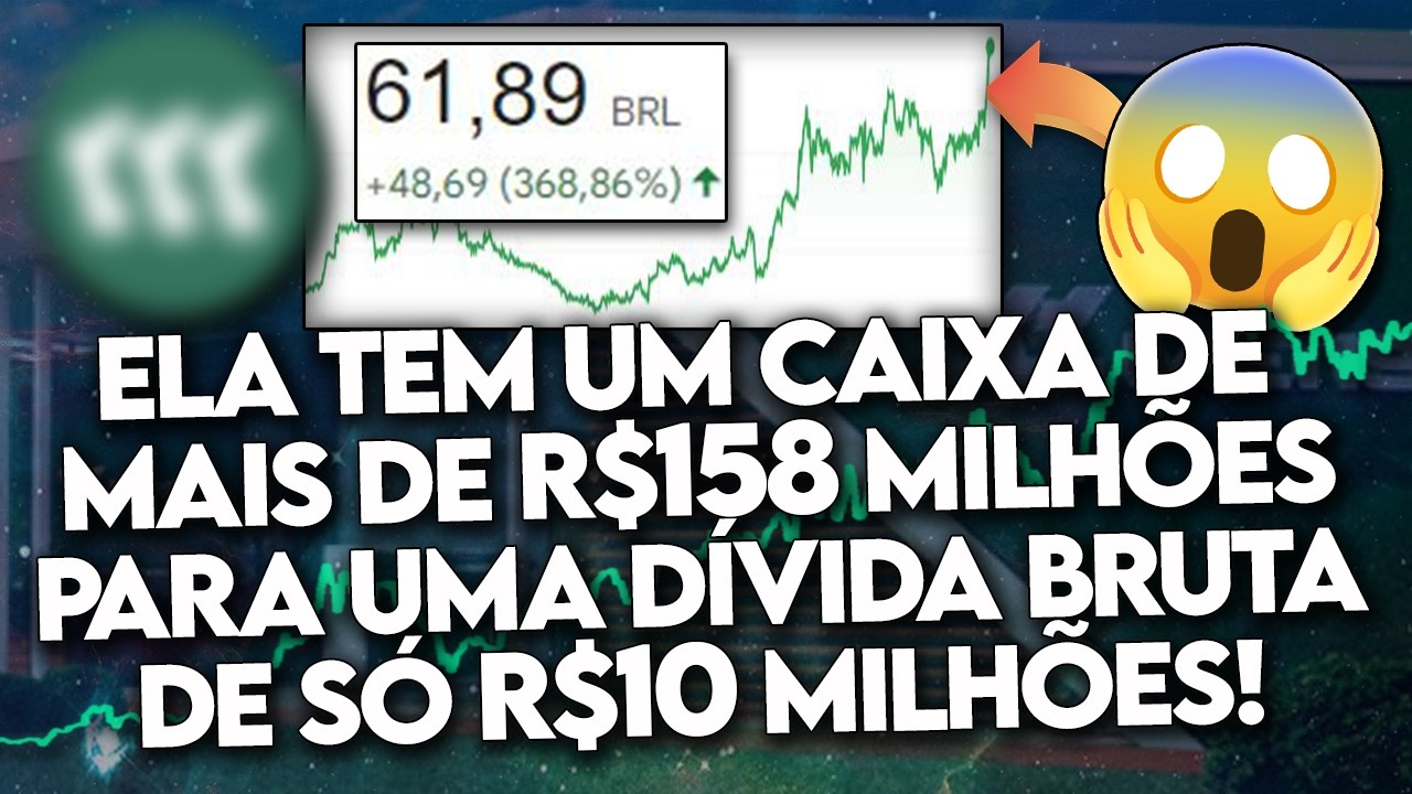 Conheça 10 AÇÕES com MAIS CAIXA do que DÍVIDAS! (BOAS EMPRESAS para encarar JUROS ALTOS!) - TOP 10