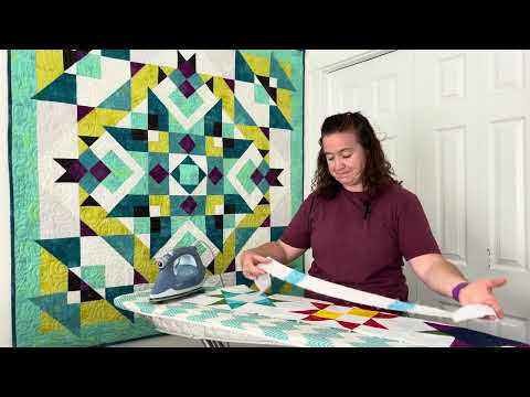 How to Put a Quilt Top Together Using Sashing: Beginner Skill Builder Sampler Quilt- Month 9, Week 1
