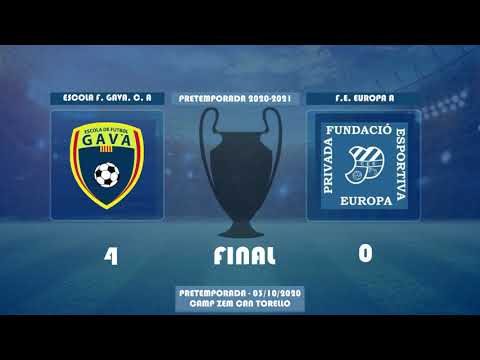 Resumen Pretemporada 20/ 21 - ESCOLA F. GAVA, C. A - FUNDACIO P.E. EUROPA A