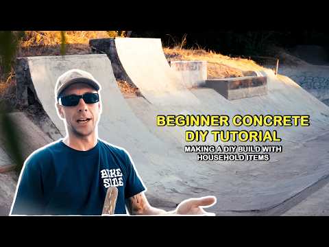 HOW TO MAKE A BMX DIY CONCRETE SKATEPARK FOR CHEAP