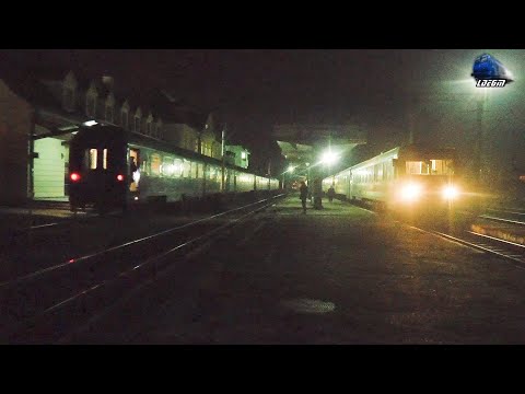 Trenurile Serii în Gara Sighișoara/Evening Trains in Sighișoara Station - 03 March 2021