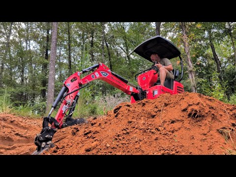 Mini Excavator That DOESN'T Suck! MEC10 Review Real Work