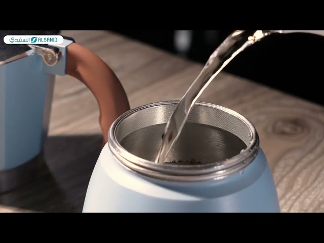 محضرة قهوة اسبريسو المونيوم 67 مل- سهلة الحمل، تحضير قهوة مركزة بسرعة، مناسبة للاستخدام الخارجي،ضمان سنتان