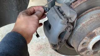 bmw z4 - brake sensor replacement