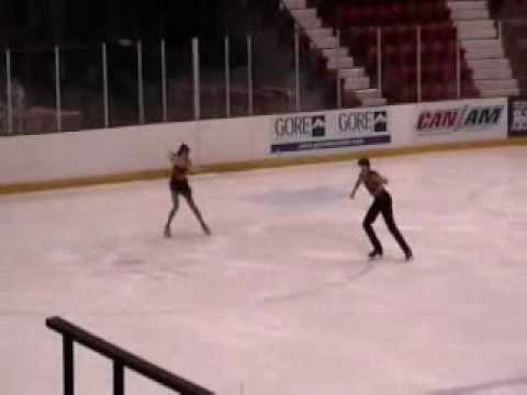 Karen Kan and James Gann Adult Pairs Skating Exhibition Aug 2009