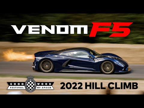 Venom F5 Shoots Fire at Goodwood Festival of Speed  // Driven by Alex Brundle