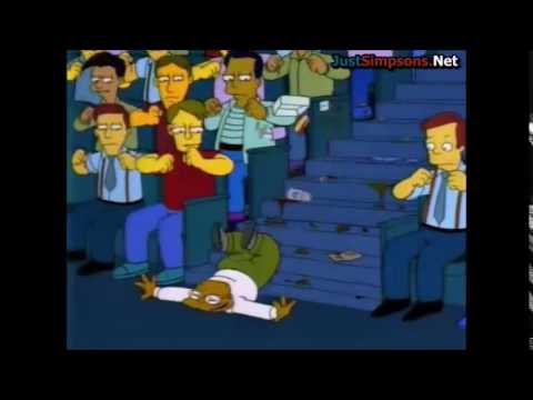 The Simpsons - Moleman Trips Down Steps