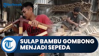 Mengintip Bengkel Kerajinan Tangan di Gunungputri Bogor, Arana Bike Sulap Bambu Gombong Jadi Sepeda