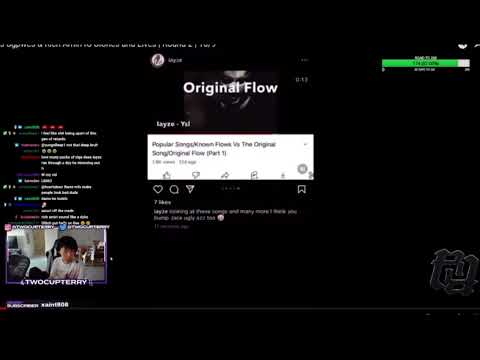 TwoCupTerry watching new vid I posted on stream | 10/10