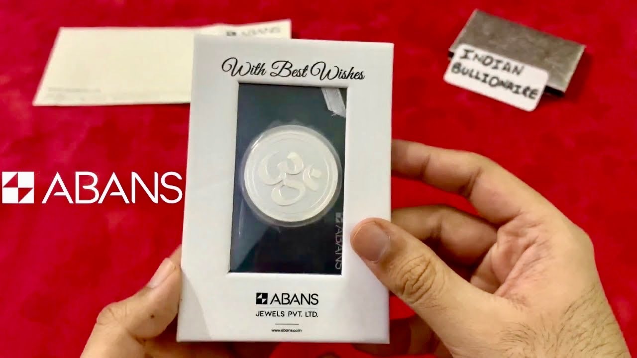 Unboxing ABANS 20 Gram Silver Coin | Flipkart Unboxing | IndianBullionaire